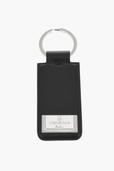 Corneliani Leather Ring Key Holder