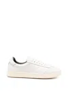 Corneliani Leather Sneakers In White