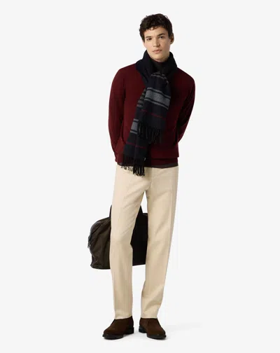 Corneliani Light Beige Wool And Stretch Cotton Trousers In Neutral