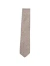 Corneliani Light Brown Textured Tie In Brown