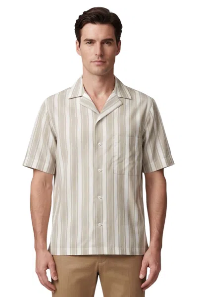 Corneliani Light Green Regular Shirt In Multi