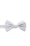 Corneliani Light Purple Jacquard Bow Tie In White