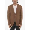 Corneliani Linen And Silk Half-lined Gate 2-button Blazer