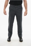 Corneliani Linen Blend Unlined Pants With Belt Loops