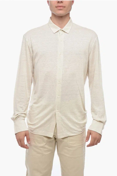 Corneliani Linen Long Sleeved Shirt