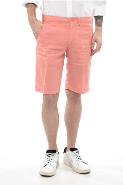 Corneliani Linen Shorts With Drawstring