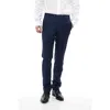 Corneliani Linen Wool And Silk-blended Leader Pants