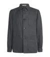 Corneliani Linen-wool Overshirt
