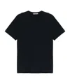 Corneliani Classic Black T-shirt With Round Neckline In Black