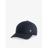 Corneliani Womens Black Logo-hardware Wool Cap In Black