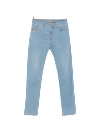 Corneliani Lightweight Five-pocket Denim In Blue