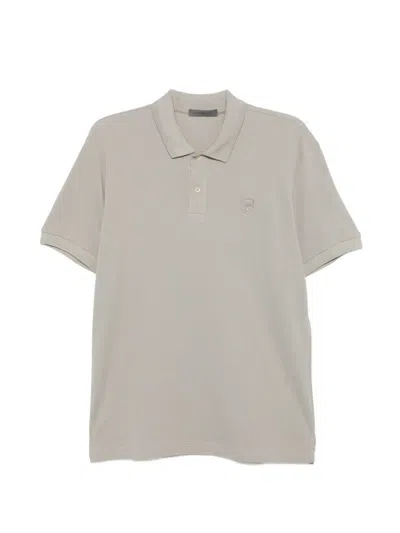 Corneliani Poloshirt Mit Logo-patch In Neutral