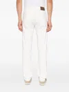 Corneliani Logo-patch Jeans In White