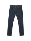 Corneliani Logo-patch Jeans In Blue
