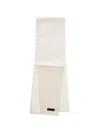 Corneliani Logo-patch Scarf In White
