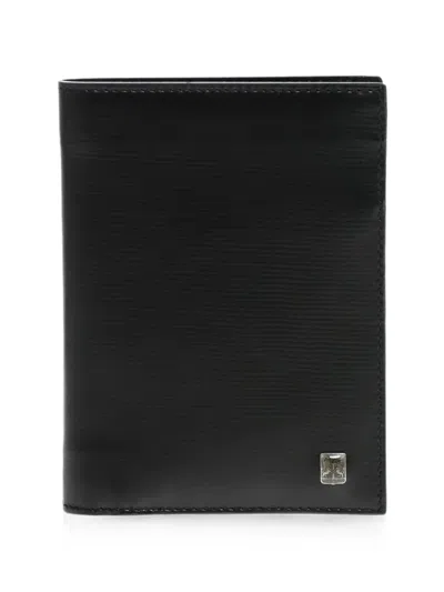 Corneliani Logo-plaque Bifold Wallet In Black