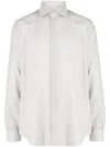 Corneliani Long-sleeve Button-down Shirt In 蓝色
