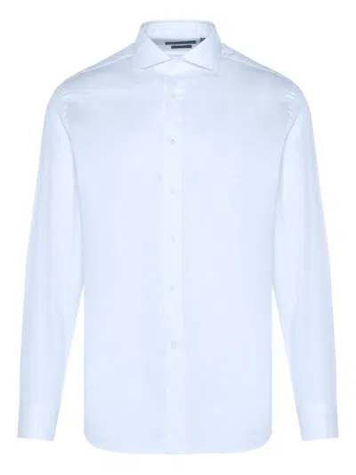 Corneliani Long-sleeve Button-fastening Shirt In Blue