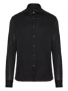 Corneliani Long-sleeve Button-up Shirt In Black