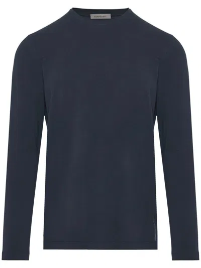 Corneliani Crew-neck Cotton T-shirt In Blue
