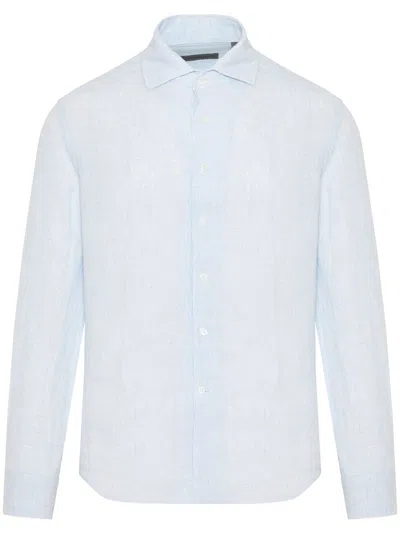Corneliani Long-sleeve Shirt In Blue
