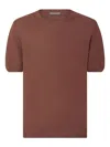 Corneliani Long-sleeve T-shirt In Brown