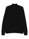 Corneliani Long-sleeve Wool Sweater In Black