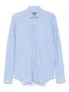 Corneliani Long-sleeves Shirt In Blue