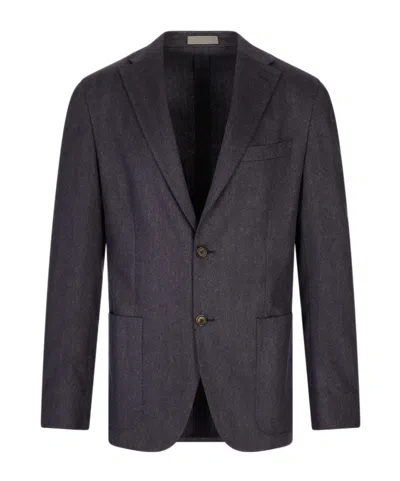Corneliani Long-sleeve Blazer In Black
