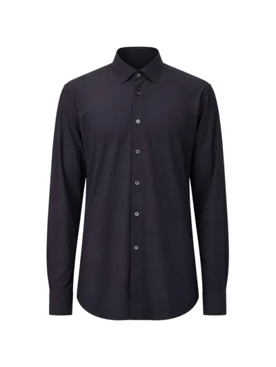 Corneliani Long-sleeve Button-down Shirt In Blue