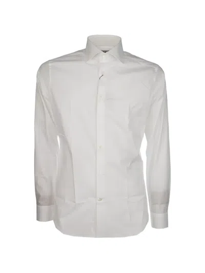 Corneliani Long-sleeve Shirt In White