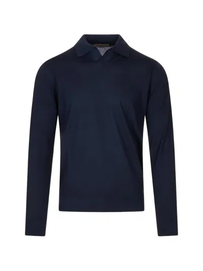 Corneliani Long-sleeve T-shirt In Blue