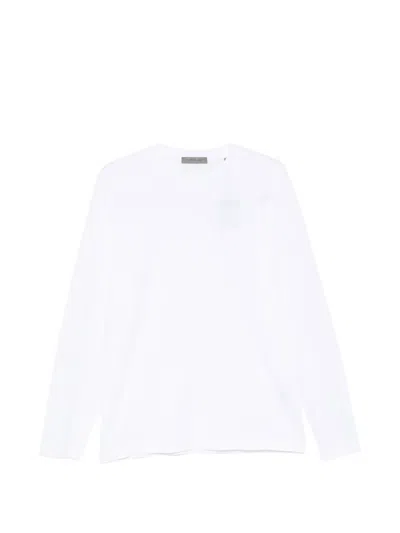 Corneliani Long-sleeve T-shirt In White