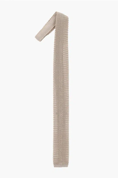 Corneliani Lurex Knitted Tie