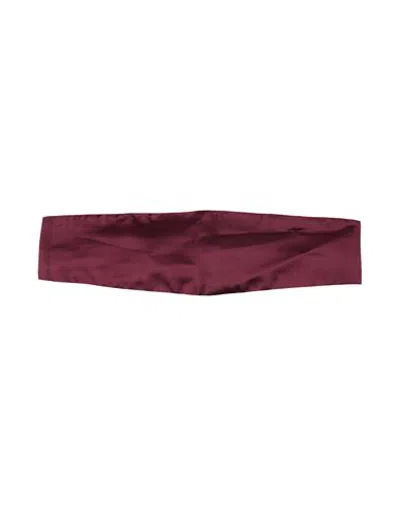 Corneliani Man Belt Burgundy Size - Silk In Pink