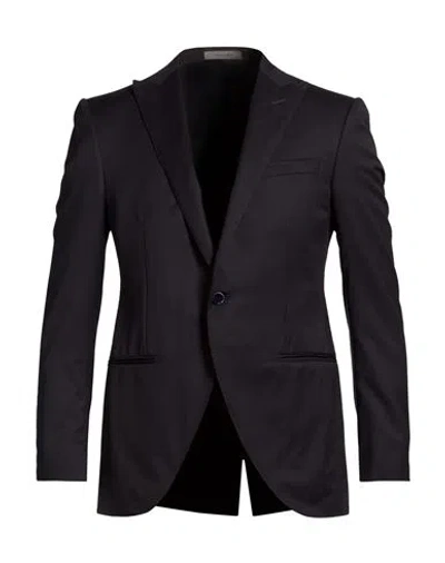 Corneliani Man Blazer Midnight Blue Size 38 Virgin Wool