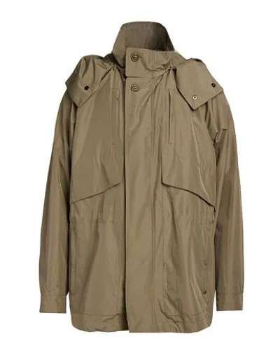 Corneliani Man Jacket Khaki Size 40 Polyester In Brown