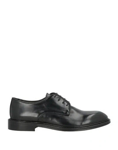 Corneliani Man Lace-up Shoes Black Size 11 Leather