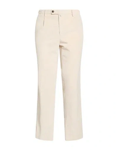 Corneliani Man Pants Beige Size 38 Cotton, Lyocell, Elastane In Gray