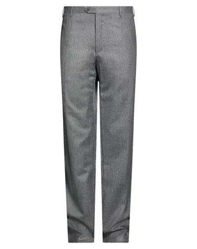 Corneliani Man Pants Grey Size 44 Virgin Wool In Gray