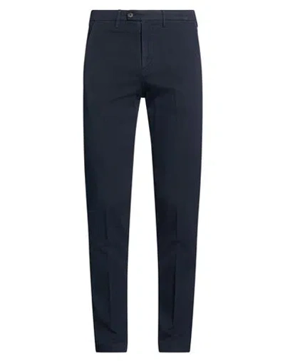 Corneliani Man Pants Midnight Blue Size 30 Cotton, Elastane