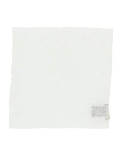 Corneliani Man Scarf Ivory Size - Linen In White