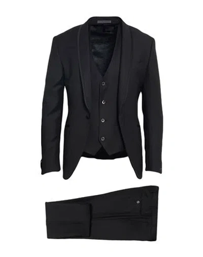 Corneliani Man Suit Black Size 42 Wool