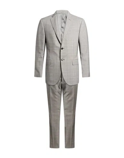 Corneliani Man Suit Light Grey Size 36 Virgin Wool