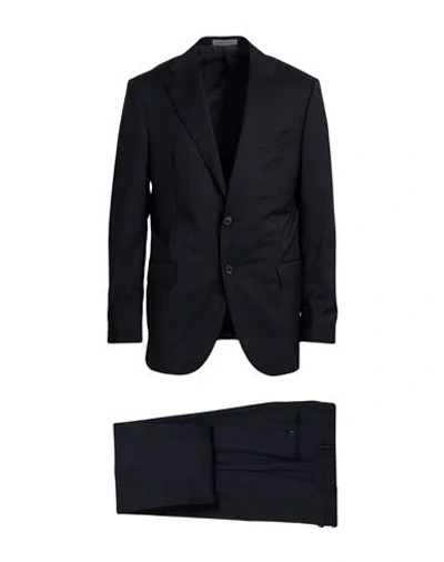 Corneliani Man Suit Midnight Blue Size 38 Virgin Wool