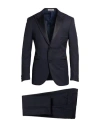 Corneliani Man Suit Midnight Blue Size 44 Virgin Wool In Blue