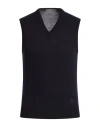 Corneliani Man Sweater Midnight Blue Size 36 Virgin Wool