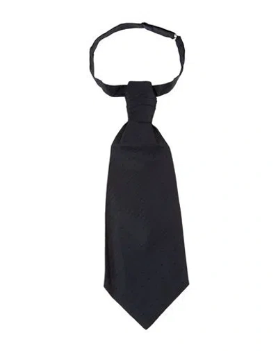 Corneliani Man Ties & Bow Ties Midnight Blue Size - Silk In Black