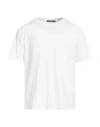 Corneliani Man T-shirt White Size 38 Cotton