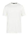 Corneliani Man T-shirt White Size 38 Cotton In White
